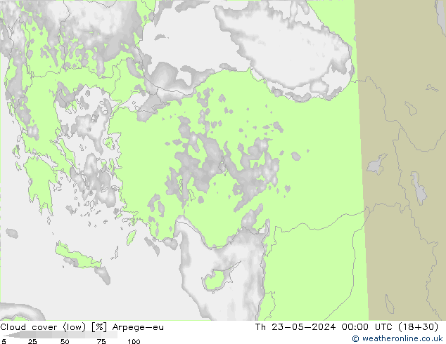 Wolken (tief) Arpege-eu Do 23.05.2024 00 UTC