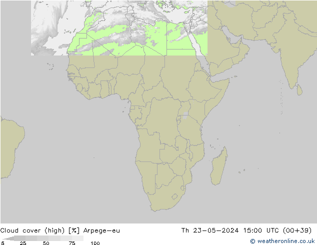 nuvens (high) Arpege-eu Qui 23.05.2024 15 UTC