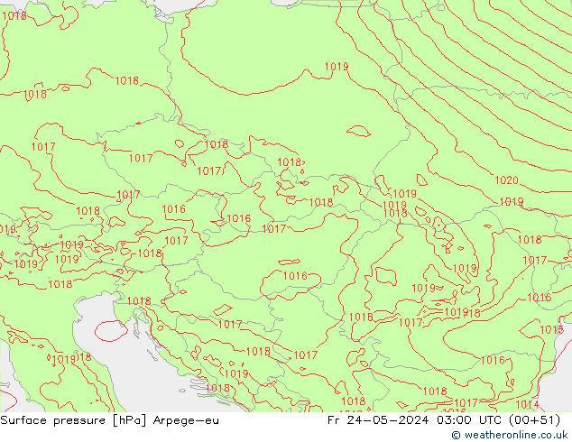 ciśnienie Arpege-eu pt. 24.05.2024 03 UTC