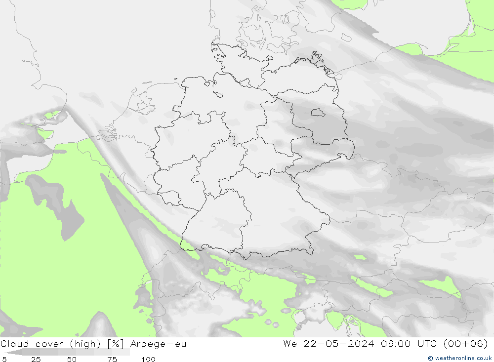 云 (中) Arpege-eu 星期三 22.05.2024 06 UTC
