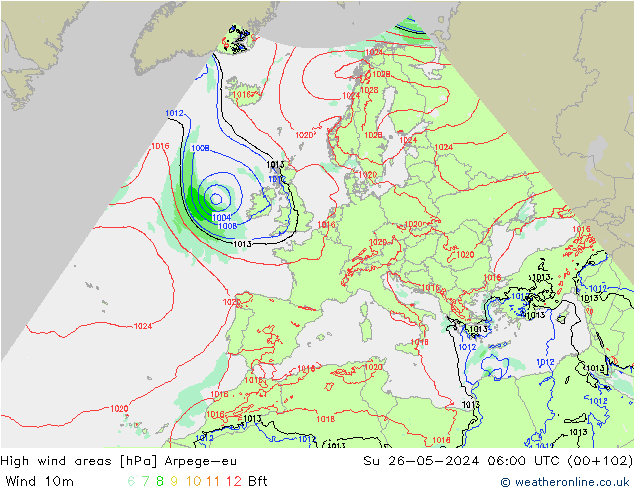 Sturmfelder Arpege-eu So 26.05.2024 06 UTC