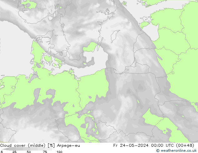 Bulutlar (orta) Arpege-eu Cu 24.05.2024 00 UTC