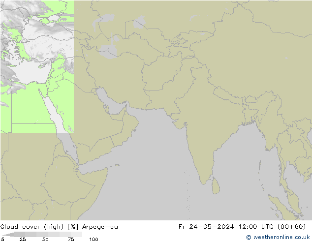 облака (средний) Arpege-eu пт 24.05.2024 12 UTC