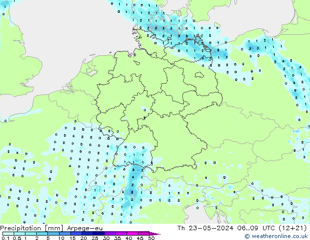 Yağış Arpege-eu Per 23.05.2024 09 UTC