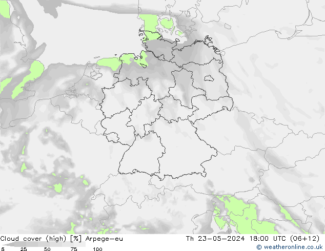 Wolken (hohe) Arpege-eu Do 23.05.2024 18 UTC