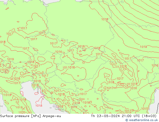 pression de l'air Arpege-eu jeu 23.05.2024 21 UTC