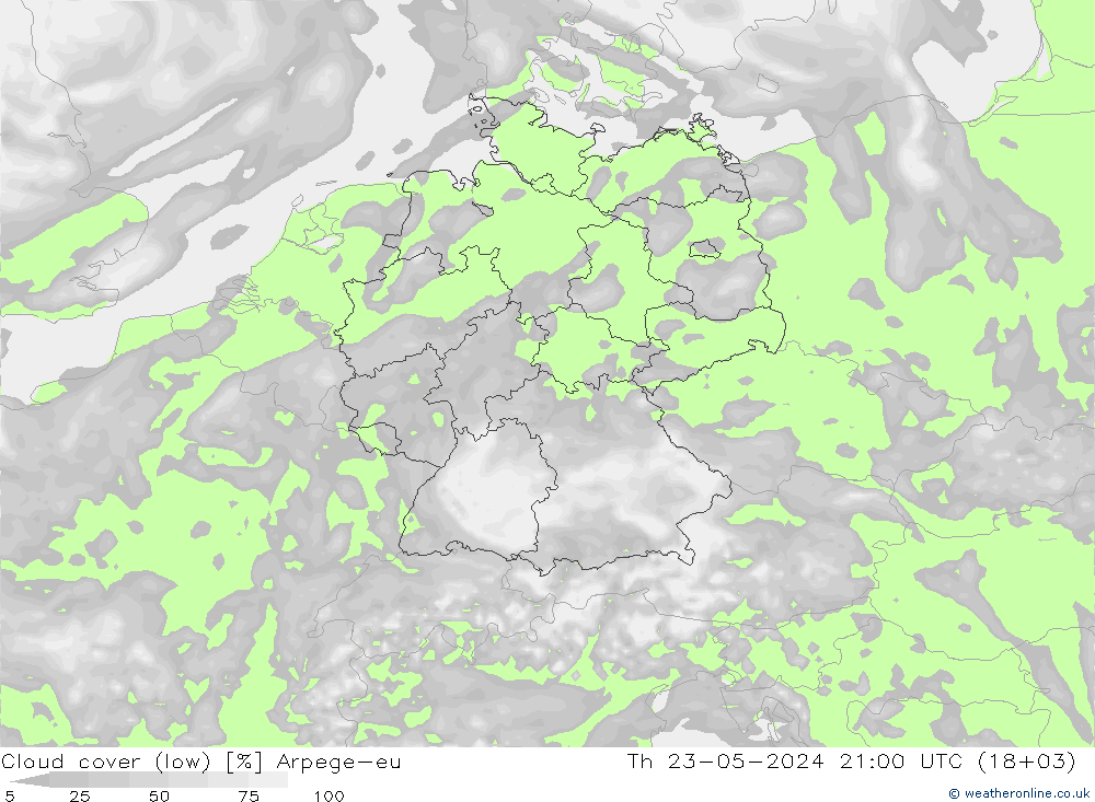 云 (低) Arpege-eu 星期四 23.05.2024 21 UTC