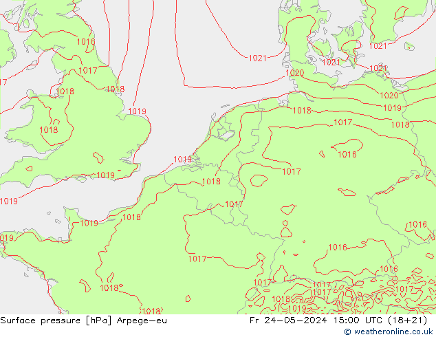 Bodendruck Arpege-eu Fr 24.05.2024 15 UTC