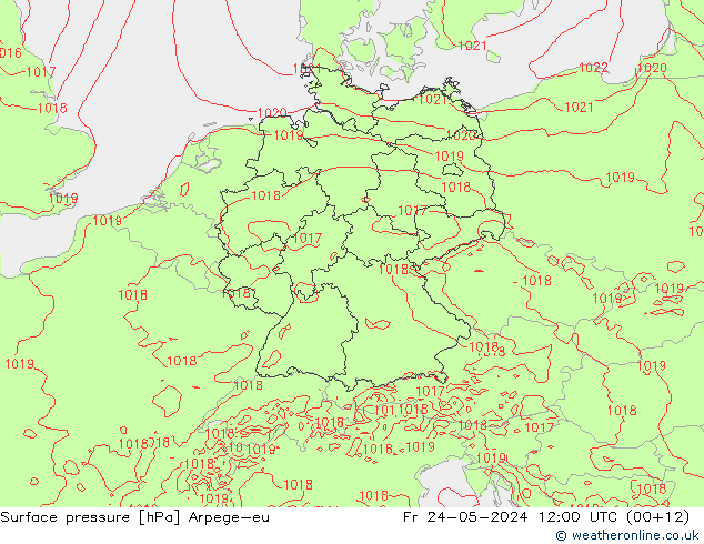 ciśnienie Arpege-eu pt. 24.05.2024 12 UTC