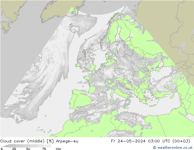 облака (средний) Arpege-eu пт 24.05.2024 03 UTC