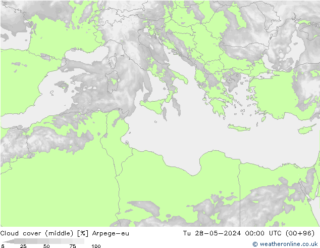 nuvens (médio) Arpege-eu Ter 28.05.2024 00 UTC