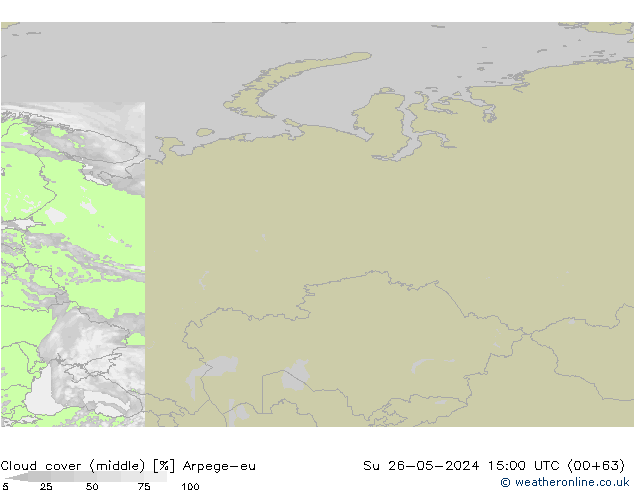 облака (средний) Arpege-eu Вс 26.05.2024 15 UTC