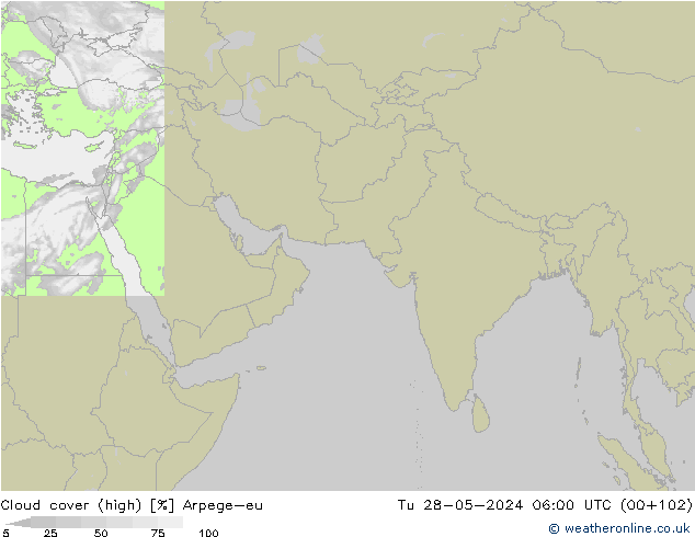 nuvens (high) Arpege-eu Ter 28.05.2024 06 UTC