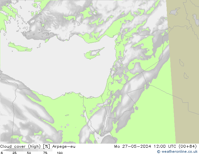 облака (средний) Arpege-eu пн 27.05.2024 12 UTC