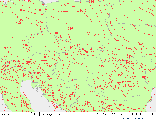 ciśnienie Arpege-eu pt. 24.05.2024 18 UTC