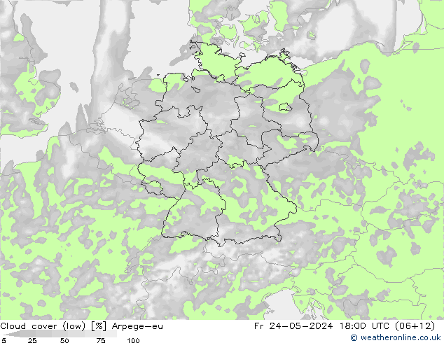 Wolken (tief) Arpege-eu Fr 24.05.2024 18 UTC