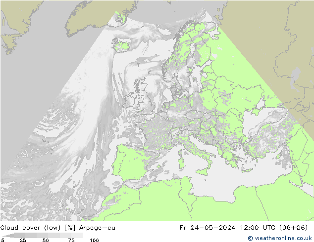 云 (低) Arpege-eu 星期五 24.05.2024 12 UTC