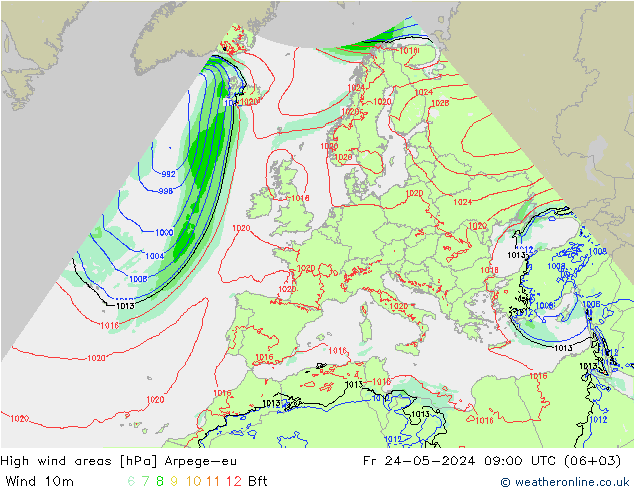 Izotacha Arpege-eu pt. 24.05.2024 09 UTC