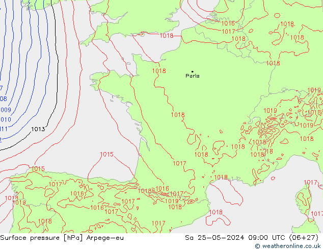      Arpege-eu  25.05.2024 09 UTC