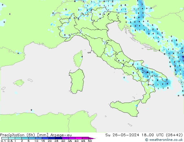  (6h) Arpege-eu  26.05.2024 00 UTC