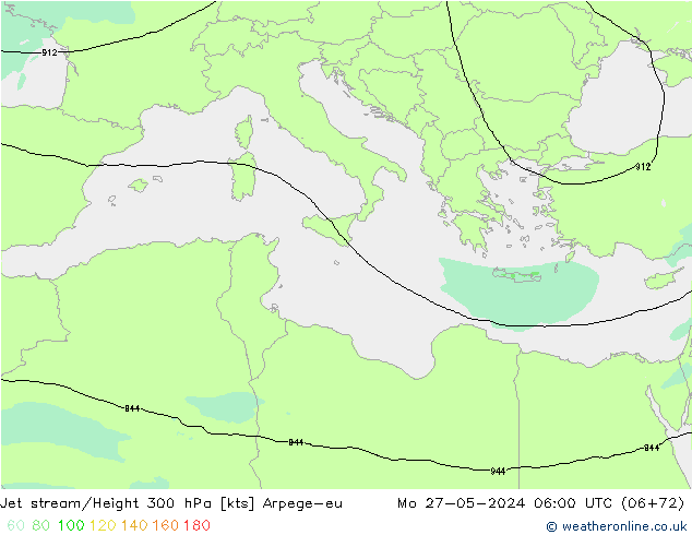 Prąd strumieniowy Arpege-eu pon. 27.05.2024 06 UTC