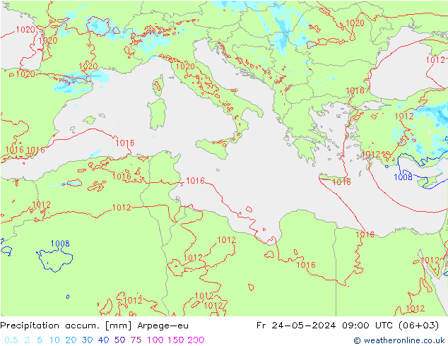 Nied. akkumuliert Arpege-eu Fr 24.05.2024 09 UTC