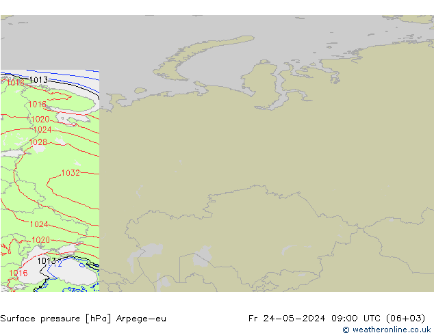 pression de l'air Arpege-eu ven 24.05.2024 09 UTC