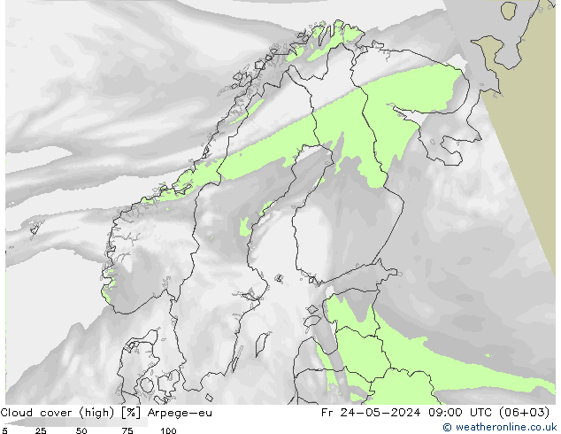 облака (средний) Arpege-eu пт 24.05.2024 09 UTC