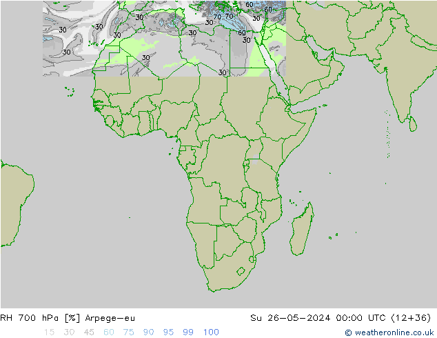 RV 700 hPa Arpege-eu zo 26.05.2024 00 UTC