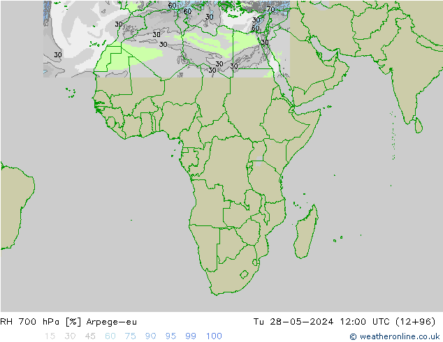 RV 700 hPa Arpege-eu di 28.05.2024 12 UTC