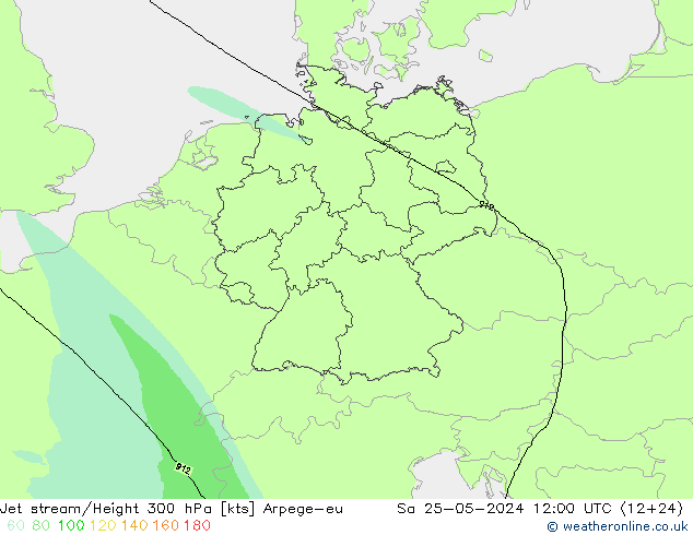 Polarjet Arpege-eu Sa 25.05.2024 12 UTC