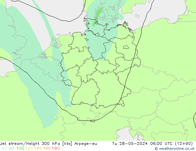 Jet Akımları Arpege-eu Sa 28.05.2024 06 UTC