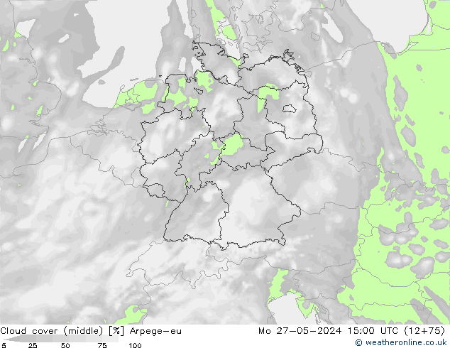 облака (средний) Arpege-eu пн 27.05.2024 15 UTC