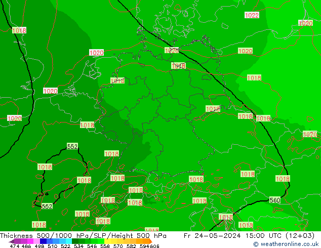 Thck 500-1000hPa Arpege-eu 星期五 24.05.2024 15 UTC