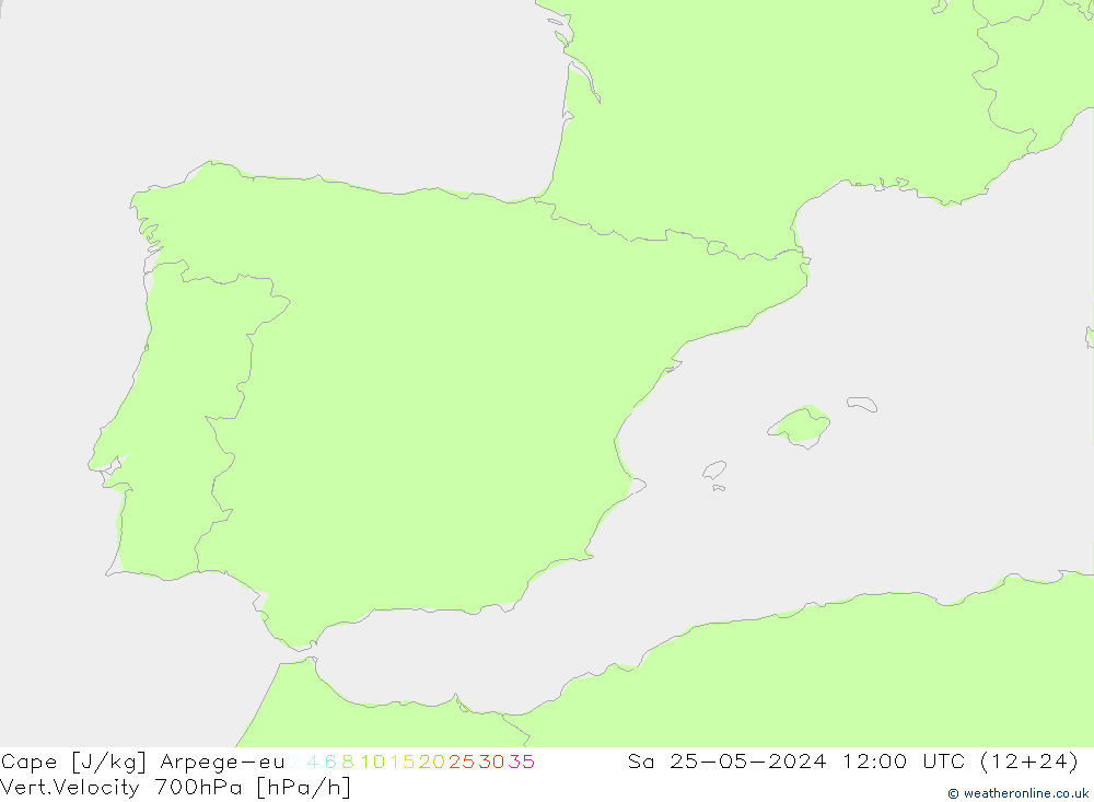 Cape Arpege-eu Sáb 25.05.2024 12 UTC