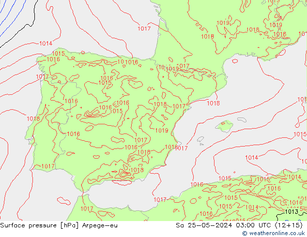 pression de l'air Arpege-eu sam 25.05.2024 03 UTC