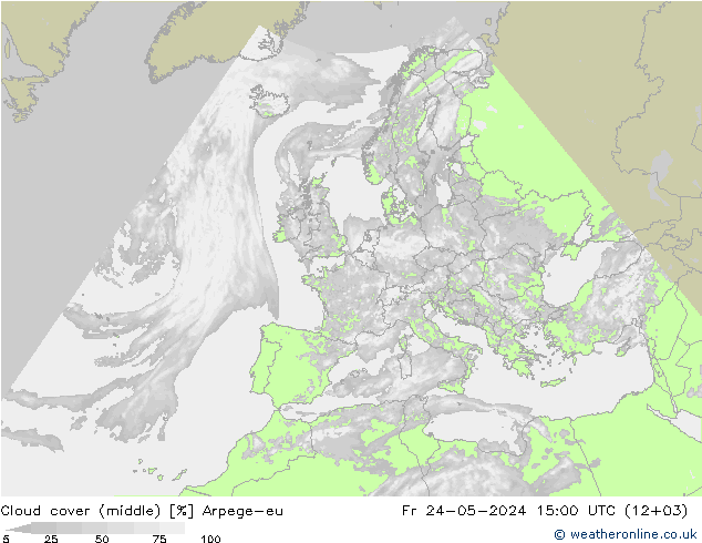 Nubi medie Arpege-eu ven 24.05.2024 15 UTC