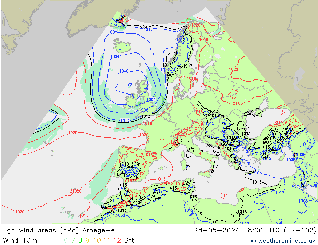 Sturmfelder Arpege-eu Di 28.05.2024 18 UTC