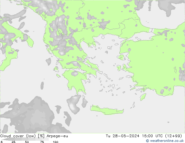 облака (низкий) Arpege-eu вт 28.05.2024 15 UTC