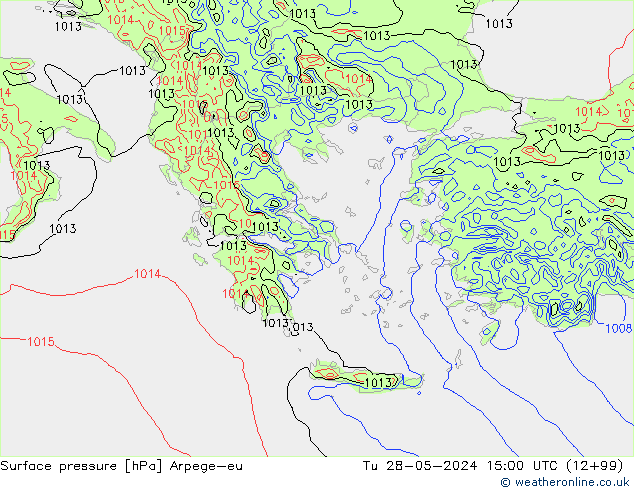 ciśnienie Arpege-eu wto. 28.05.2024 15 UTC