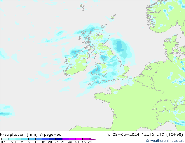 Neerslag Arpege-eu di 28.05.2024 15 UTC