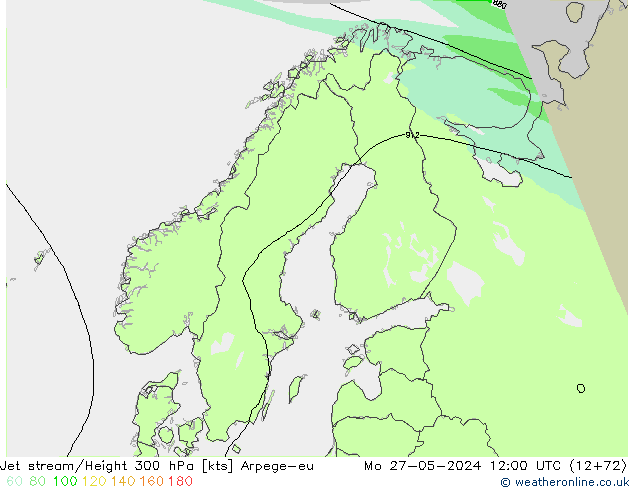 Polarjet Arpege-eu Mo 27.05.2024 12 UTC