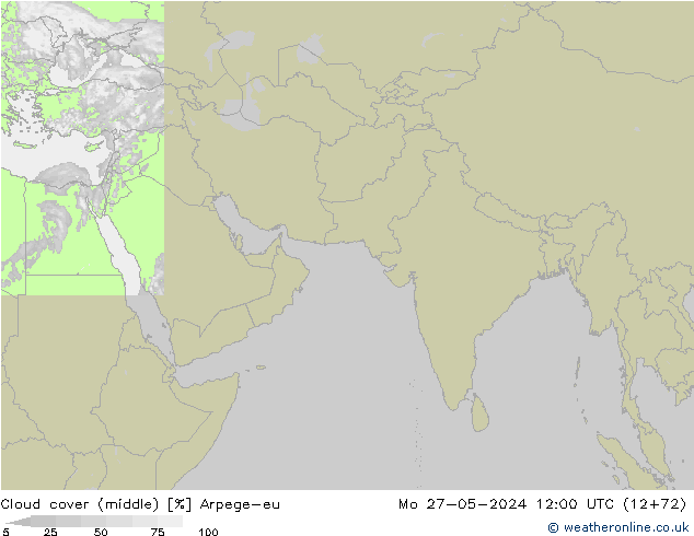 облака (средний) Arpege-eu пн 27.05.2024 12 UTC