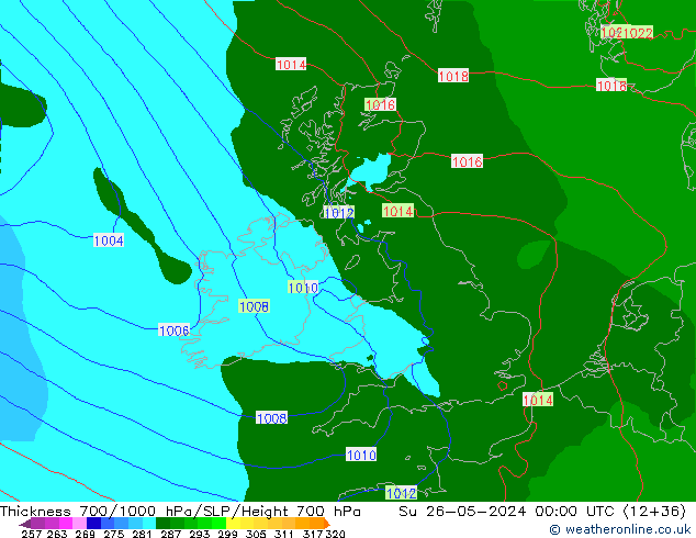 Dikte700-1000 hPa Arpege-eu zo 26.05.2024 00 UTC