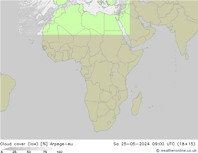 Nubi basse Arpege-eu sab 25.05.2024 09 UTC