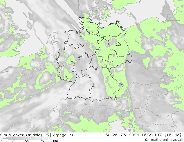 zachmurzenie (środk.) Arpege-eu nie. 26.05.2024 18 UTC