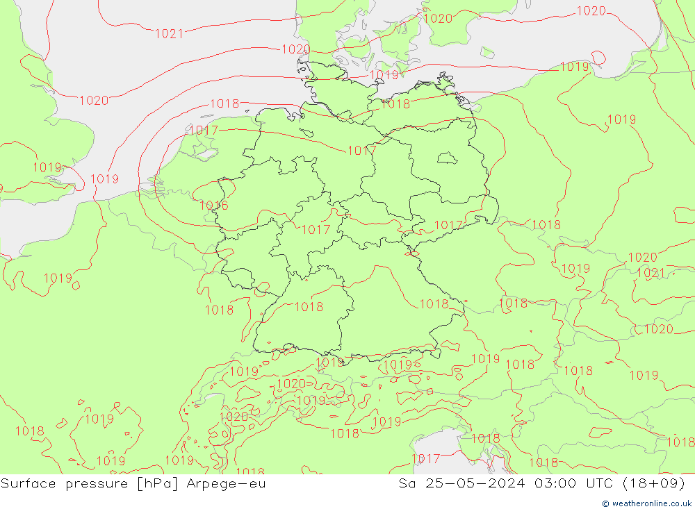 pression de l'air Arpege-eu sam 25.05.2024 03 UTC