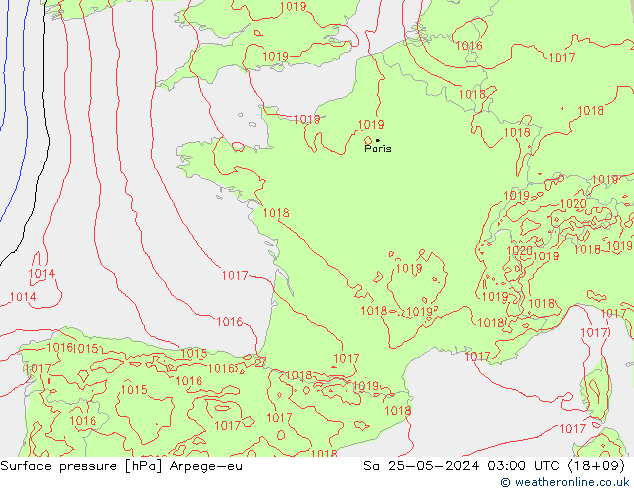 pression de l'air Arpege-eu sam 25.05.2024 03 UTC