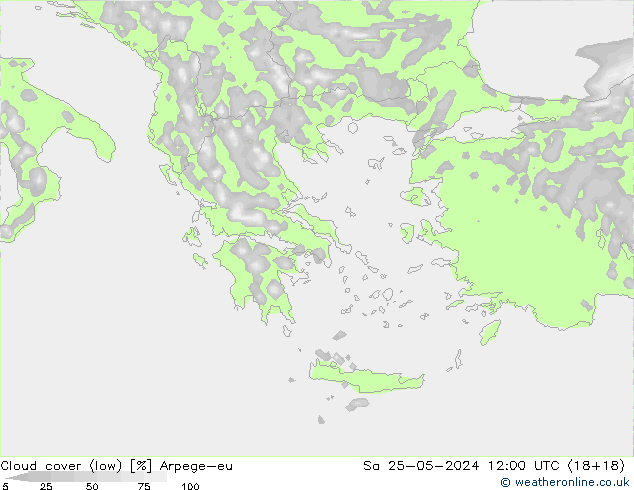 Nubi basse Arpege-eu sab 25.05.2024 12 UTC