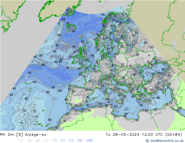 RV 2m Arpege-eu di 28.05.2024 12 UTC